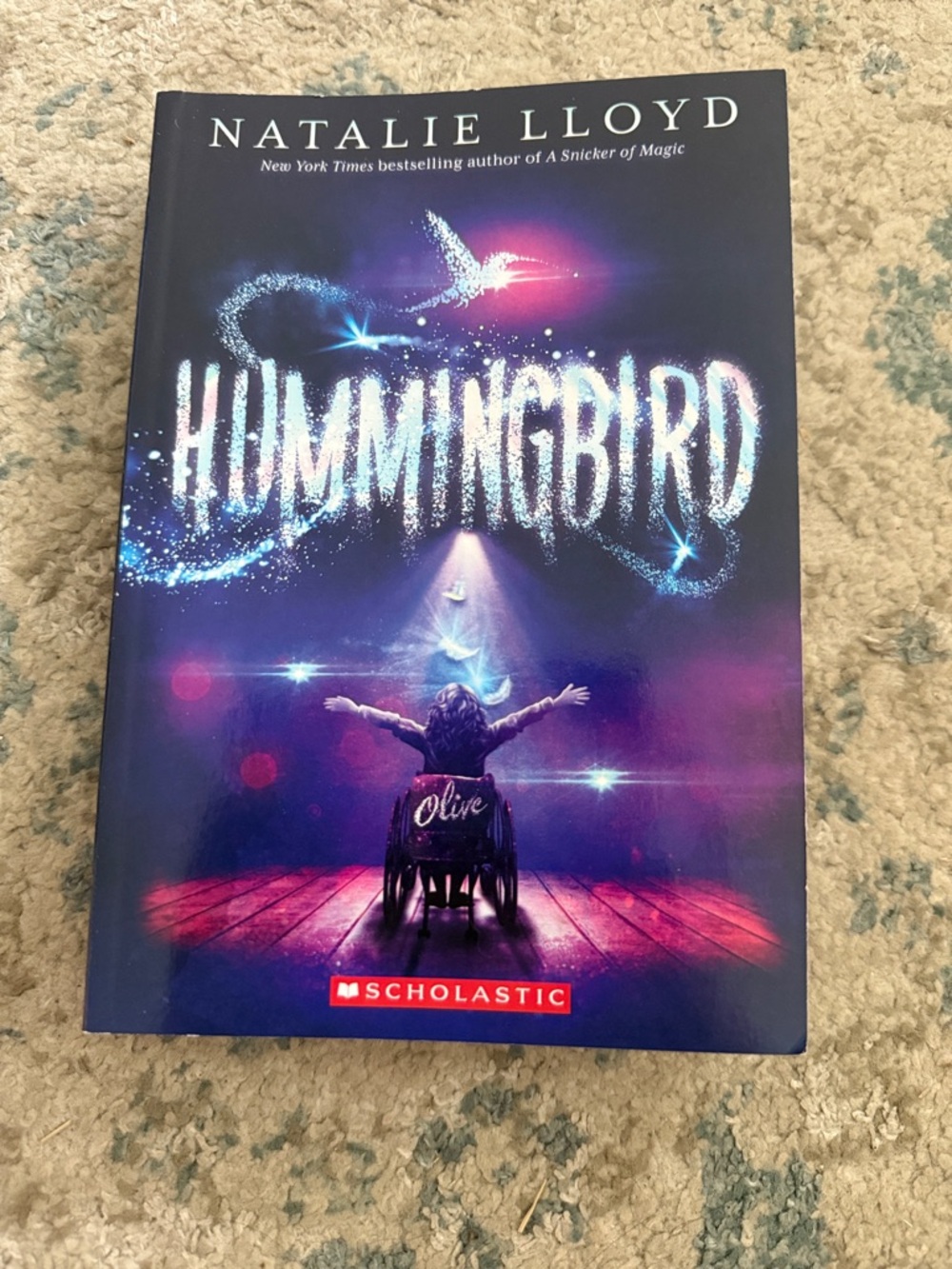 Scholastic Hummingbird — Purple and Blue Illustrated Cover